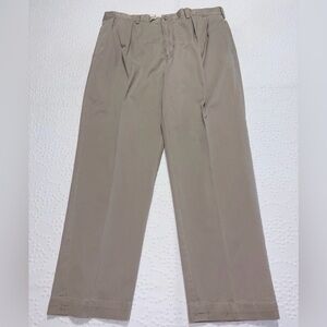 Vintage Polo Ralph Lauren Andrew Pant Chino Beige Men's W40 L32 Pleated Classic